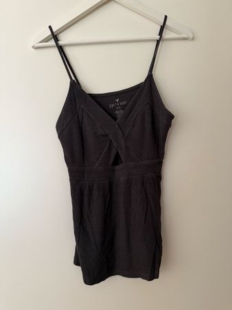 American Eagle Outfitters - grau - ribbed Top - M