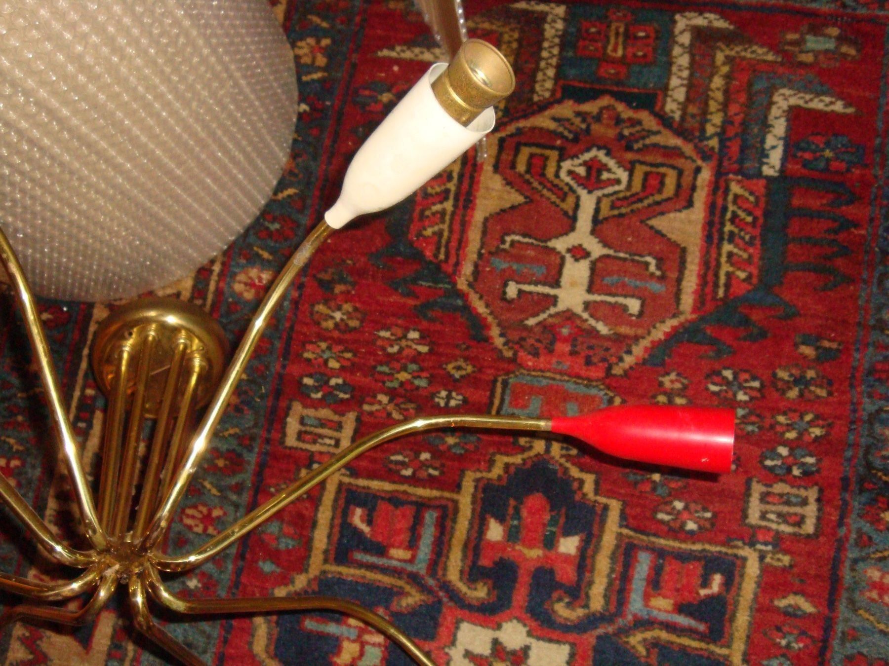 Lampadari & plafoniere: Deckenleuchter, 50er/60er Jahre; 8-armig – Usato da häusernmoos venduto da buc_8ftk 3