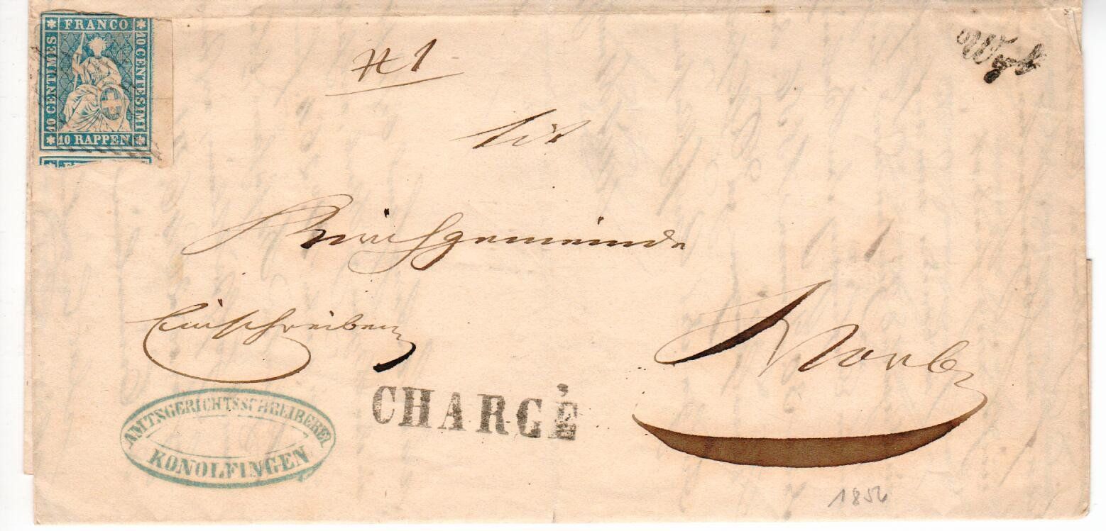 Tutti i francobolli: Strubelbrief  1856 – Usato da Wolhusen venduto da Curver9