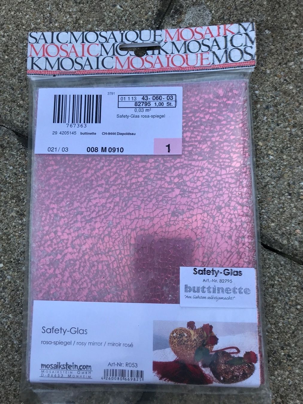 Spiegel: Safety-Glas Spiegel basteln – Neu und originalverpackt aus Oberweningen von Jogi2