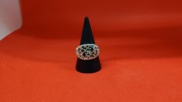 ring mit filigranem Muster, Grösse 54, Top Zustand!
