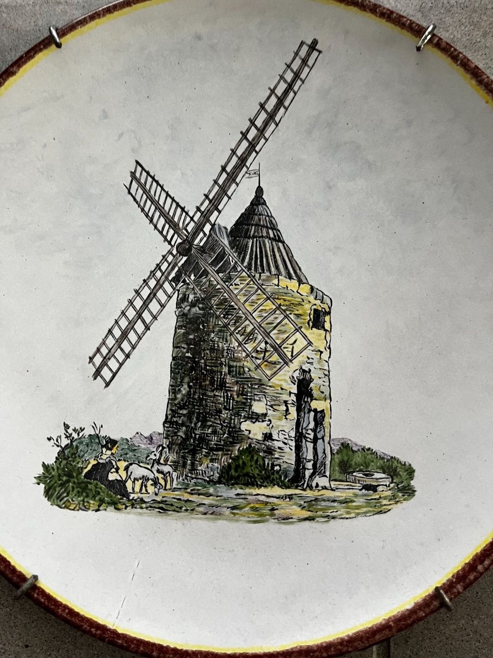Teller: Assiette le Moulin de Daudet MR – Gebraucht aus Lausanne von Kinga_Shopaholic 1