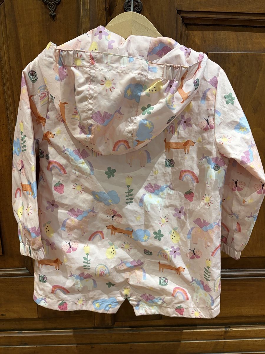 Next Giacche & Cappotti: Next Regenjacke, Grösse 92, rosa mit Einhörner und Dackel – Usato da Pratteln venduto da Daily88 2