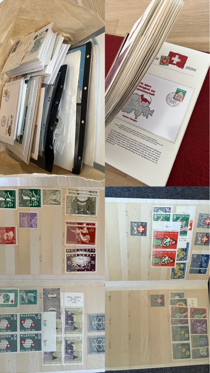 Tutti i francobolli: Grosser Stöberposten Briefmarken Schweiz – Usato da Braunau venduto da Desil2511 1