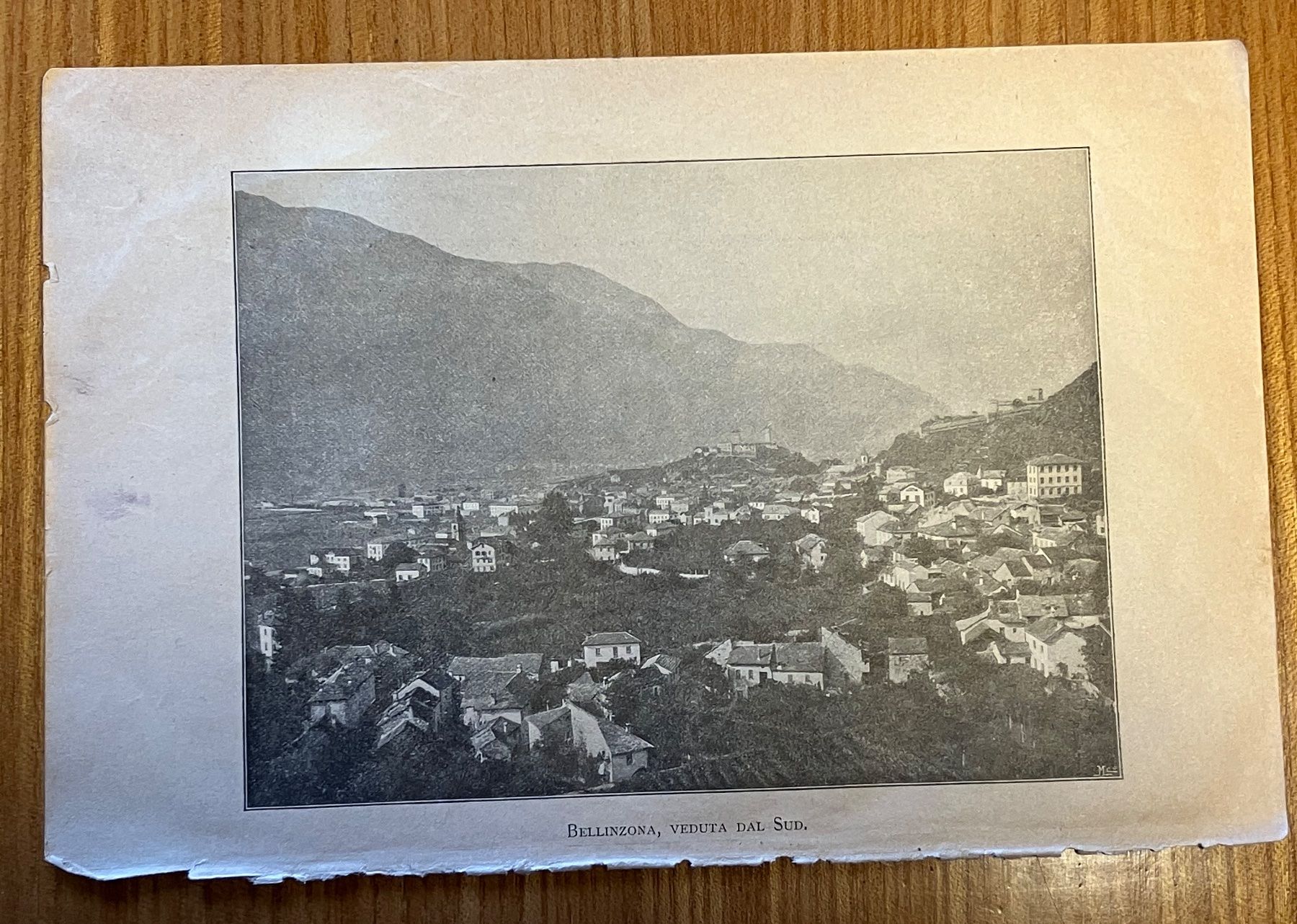 Foto & Immagini: Bellinzona veduta da sud, 1911 – Usato da Aarau venduto da luck123