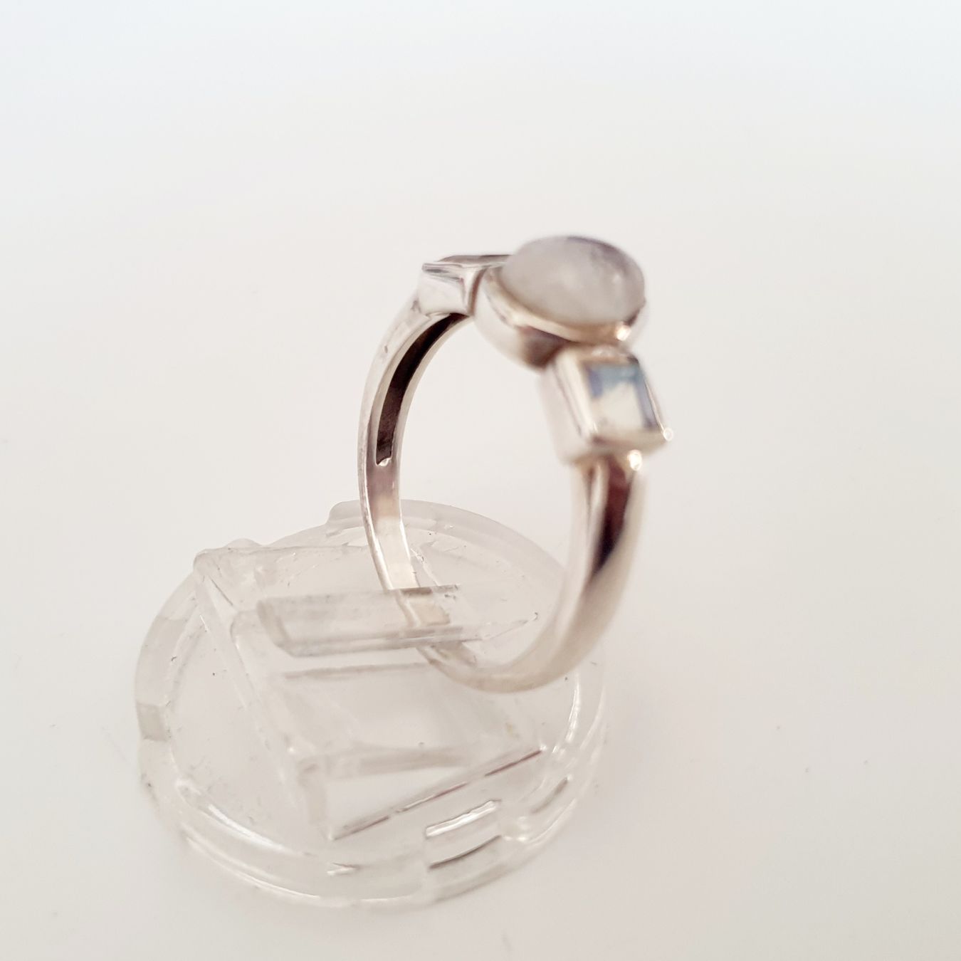 Anelli: Mondstein Ring 925 Sterling Silber, Gr 19mm – Usato da Kreuzlingen venduto da Wunderkiste123 9
