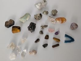 Mini Mineralien Sammlung