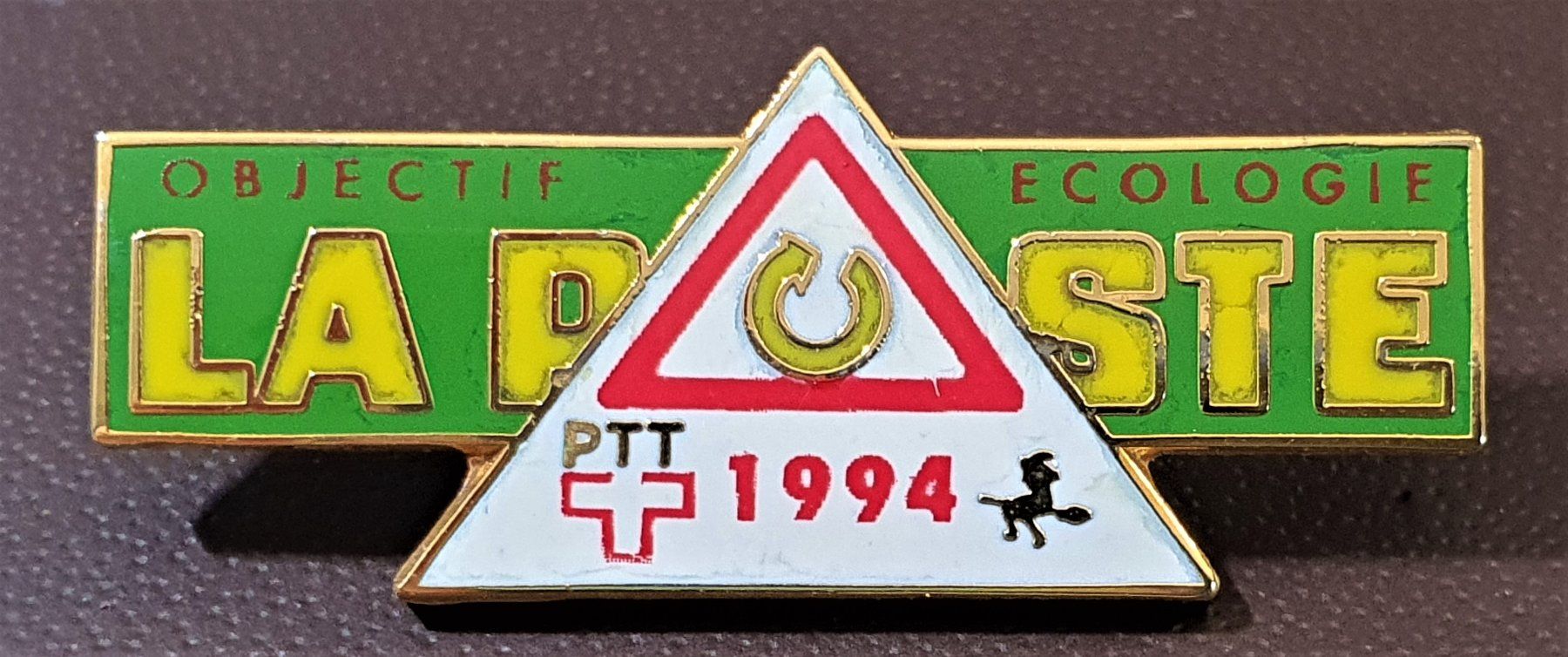 Placchette & Badge: P905 - Pin Post PTT 1994 La Poste Objectif Ecologie Hexe – Usato da Reinach BL venduto da Boston-Verkauf