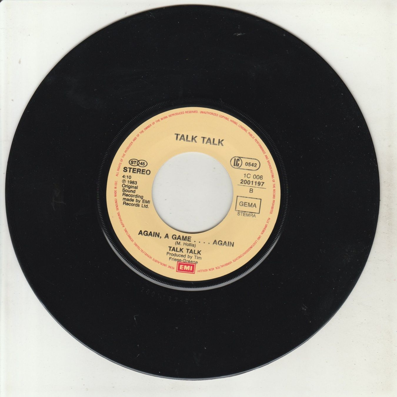 Dischi in vinile: Talk Talk - Such a Shame 7" Vinyl 1983 – Usato da Tübach venduto da JamesStone 3