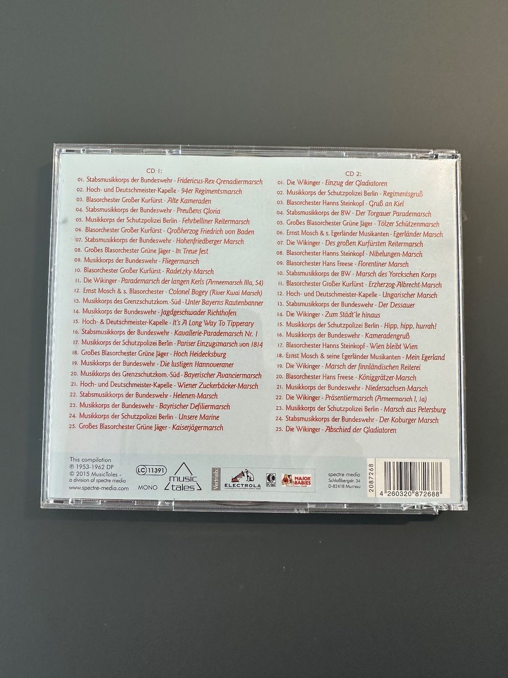 CD: Doppel-CD DIE MARSCHMUSIK-PARADE – Usato da Münsingen venduto da Sternsaphir64 1