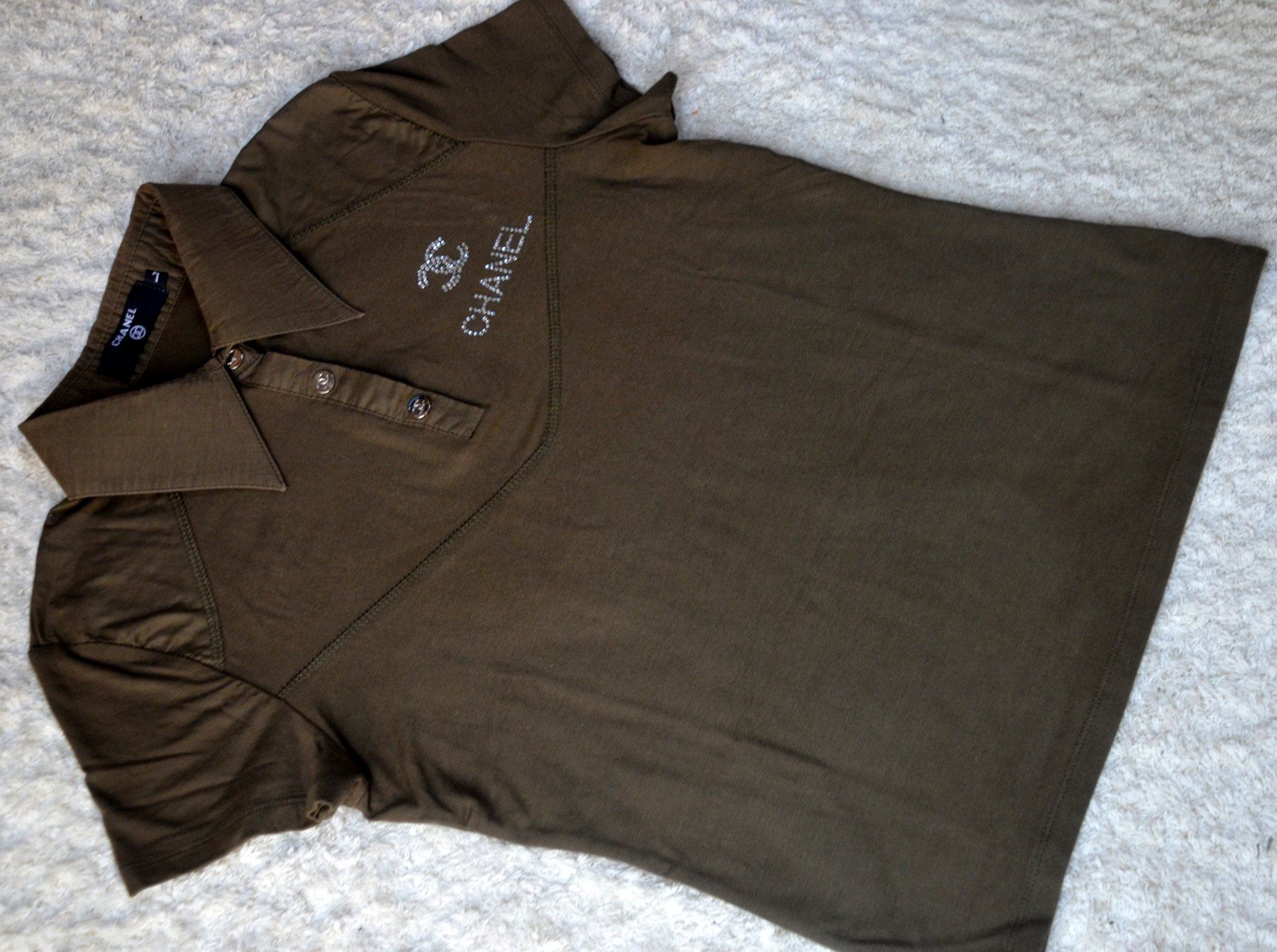 Chanel T-shirt: Chanel T-Shitrt Polo L – Usato da Collonges venduto da Auganien 3
