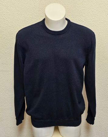 DUNNES Herren Pullover – Gr. L – 100% Baumwolle – Dunkelblau