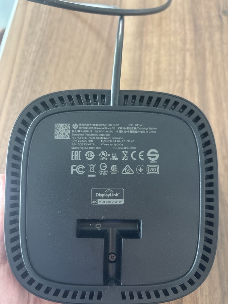 Docking station: Hp DisplayLink 4K – D'occasion à Wängi par Jonas_03 2