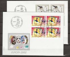 F1051 - FDC Europa 2012 clown bloc de quatre