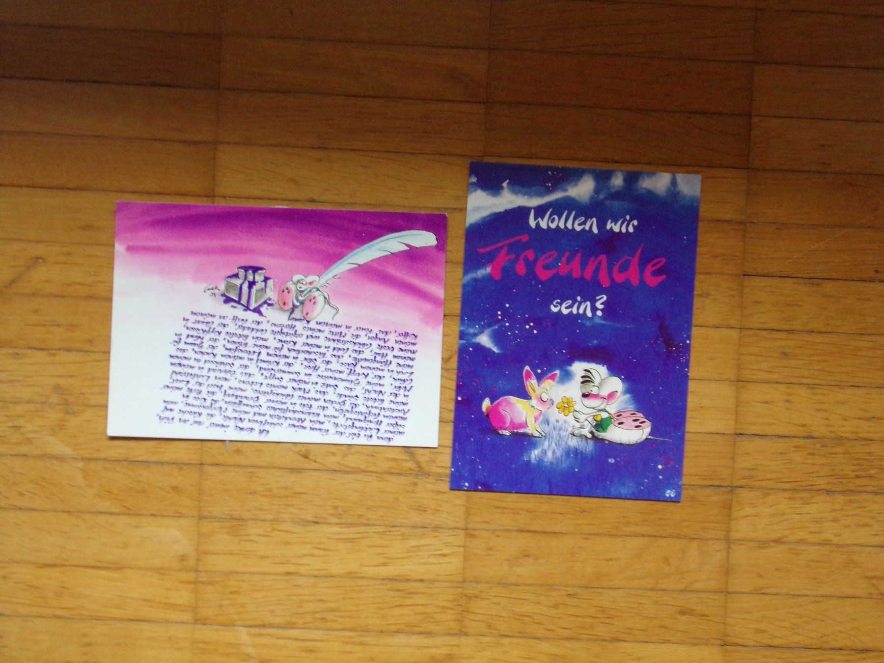 Cartoline postali: Diddl Postkarten   2 Stück   Set O75 – Usato da Winterthur venduto da Jessi_di