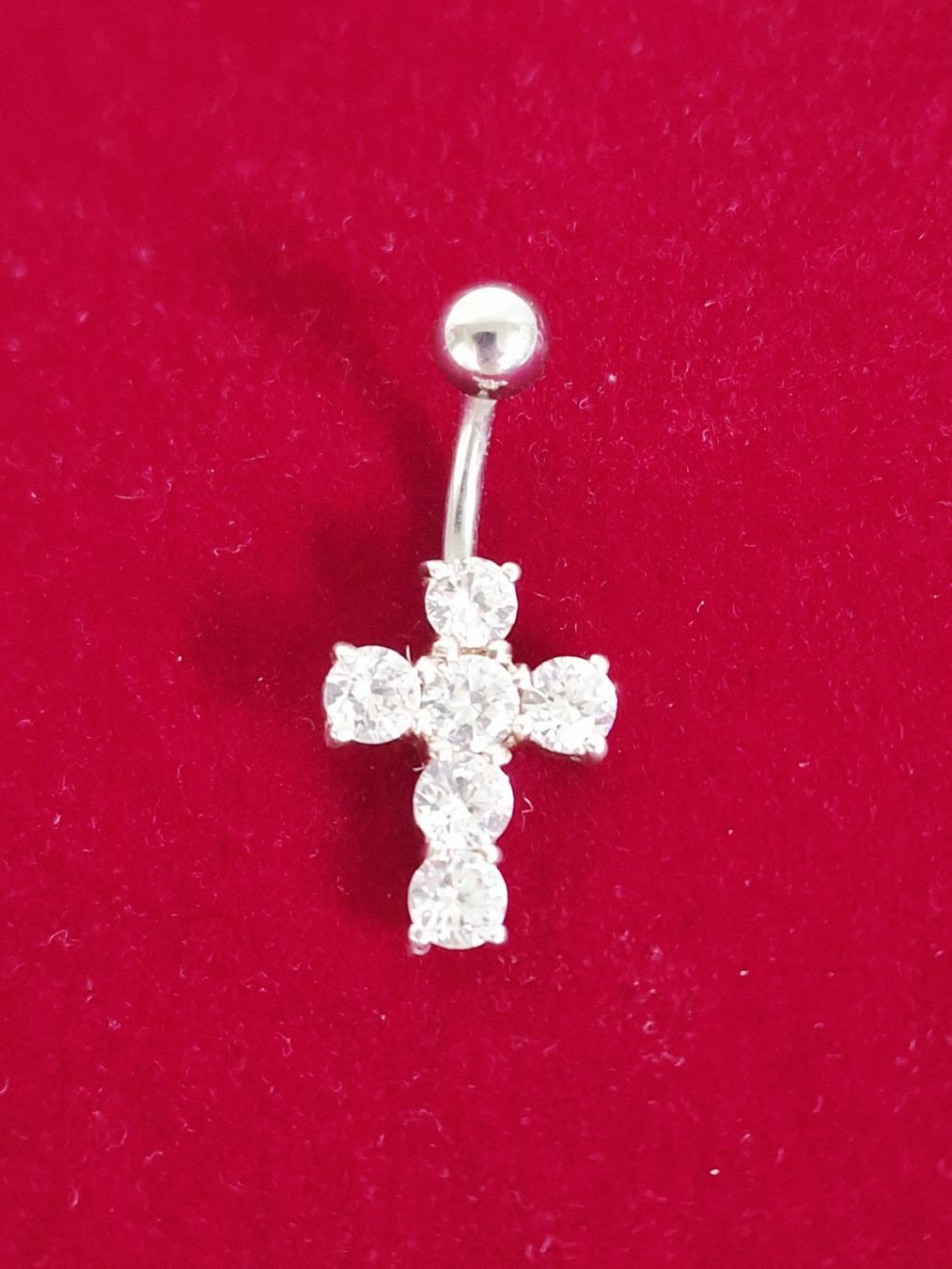 Gioielli per piercing: Bauchnabel Piercing mit Kreuz – Usato da Hallau venduto da CHACLA 1