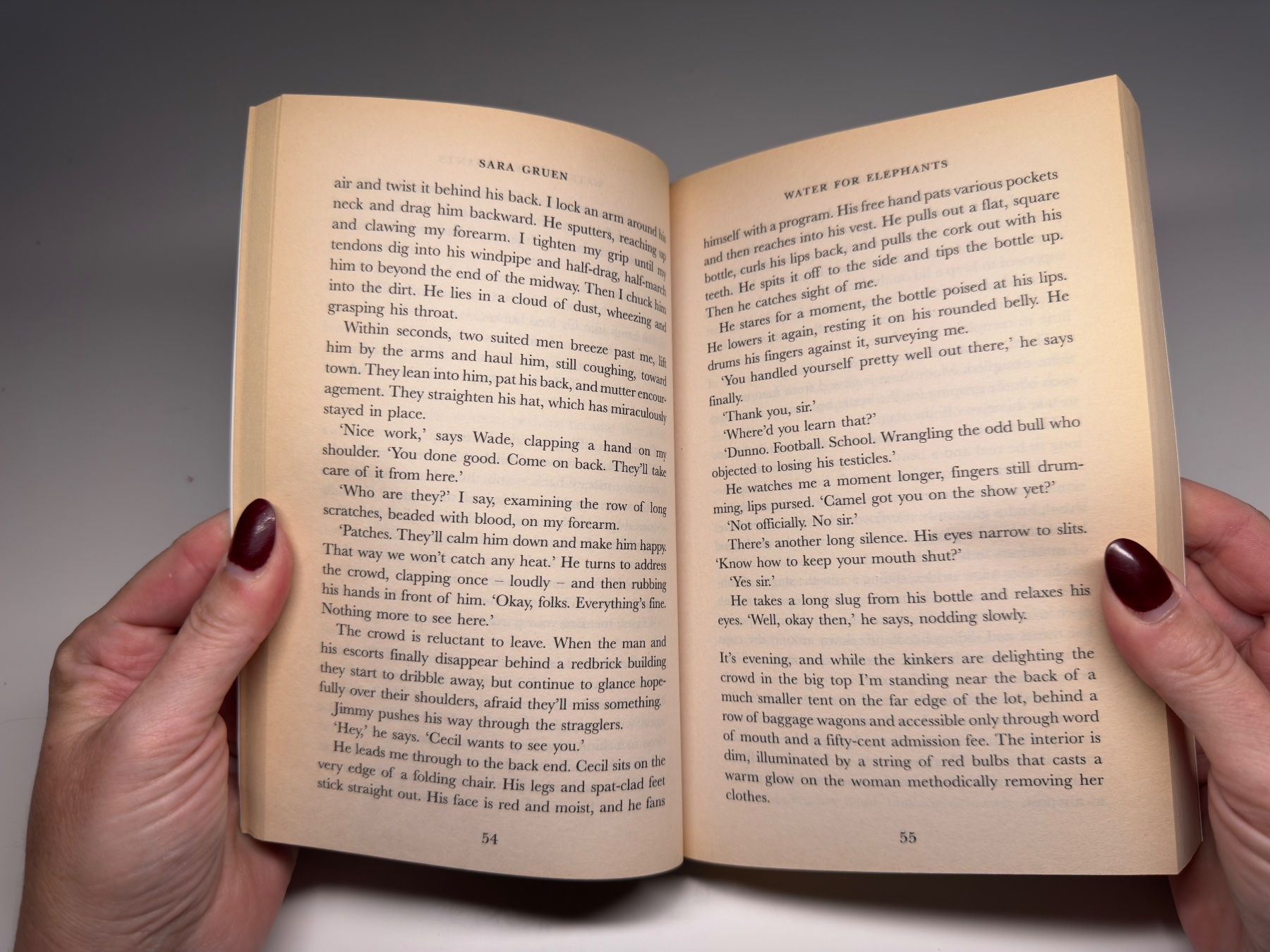 Bücher: NOVEL: Sara Gruen, Water for elephants – Gebraucht aus Grosswangen von English_books 3