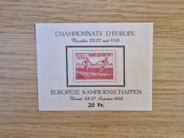 Briefmarke Belgien Championnats d'Europe 1950, postfrisch