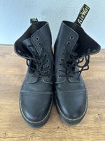 Doc Martens - Bottes en cuir noir, taille 40,