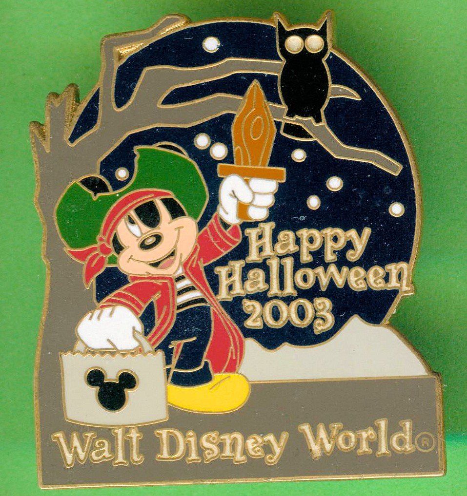 Disney Placchette & Badge: DISNEY  WDW  MICKEY  Halloween 2003 – Usato da Winterthur venduto da Sammleroase