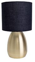 Tischlampe gold/schwarz