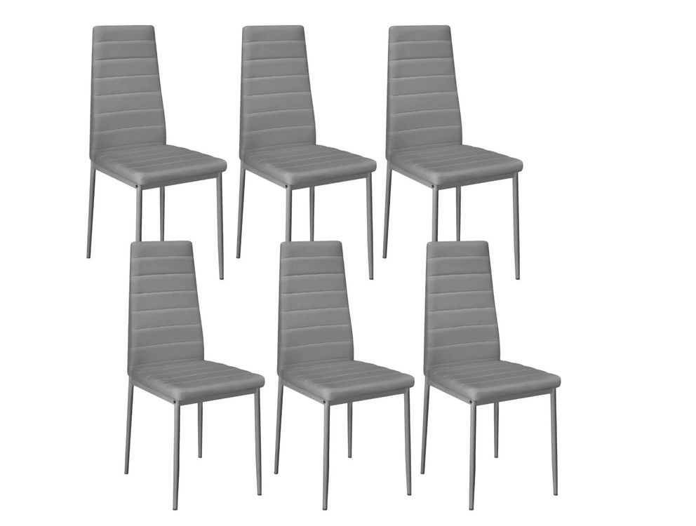 Esszimmerstuhle Grau 6er Set