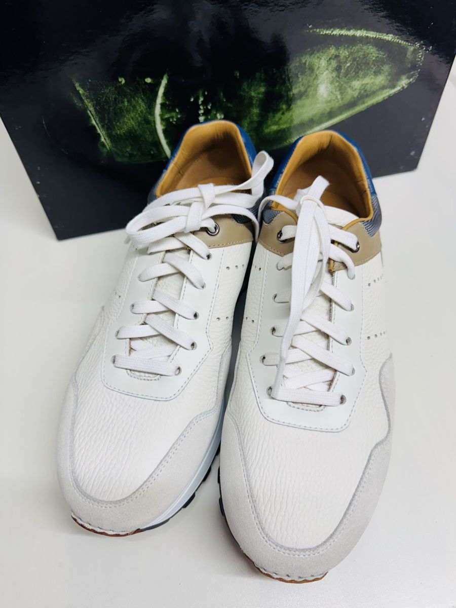 Scarpe da uomo: Baskets MAGNANNI blanches élégantes pointure 40 – Nuovo e nell'imballaggio originale da Brügg BE venduto da Goob 1