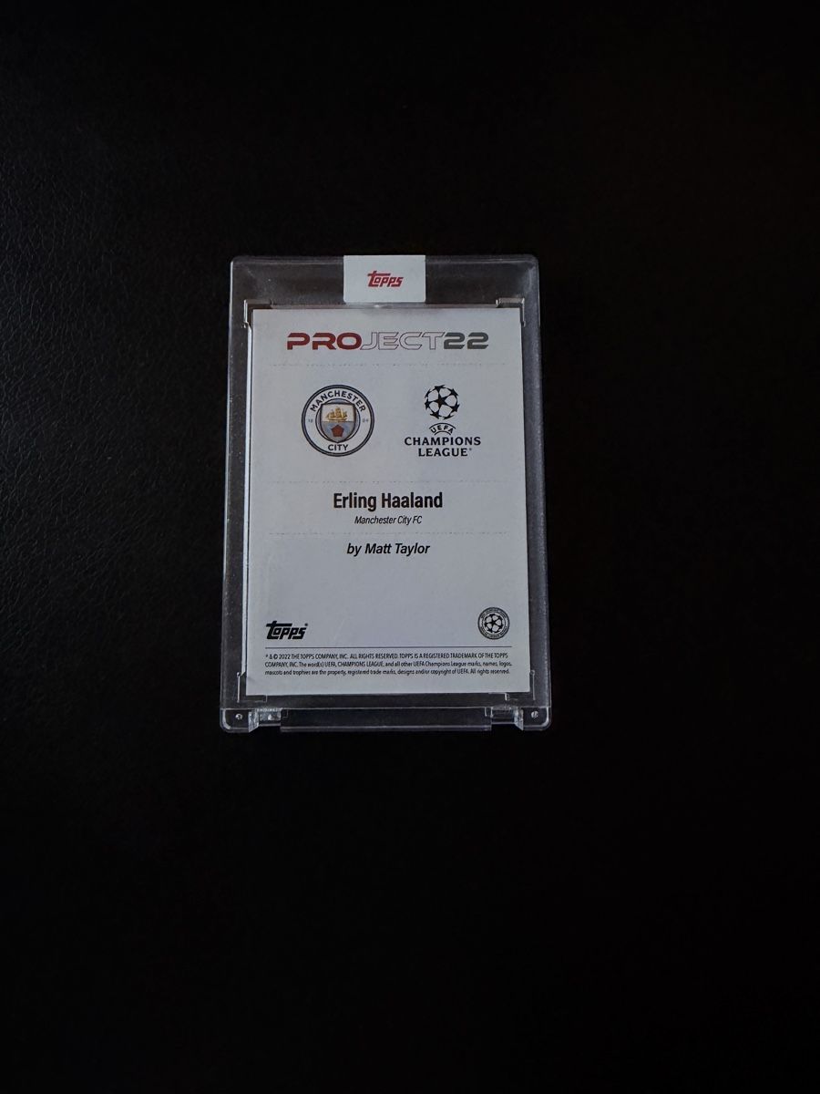 Topps Sammelbilder & Trading cards: Erling Haaland Project22 Topps – Neu und originalverpackt aus Wängi von wasad 1