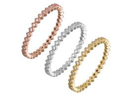 3 Ringe Silber 925 vergoldet viele Zirkonias Gr. 16.5/52