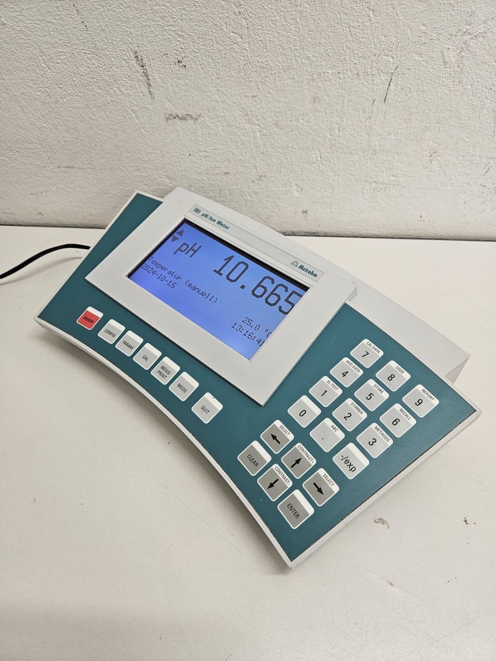 Accessori da laboratorio: 781 Metrohm pH-Meter – Usato da Niederdorf venduto da LeptonAG_Labor 2
