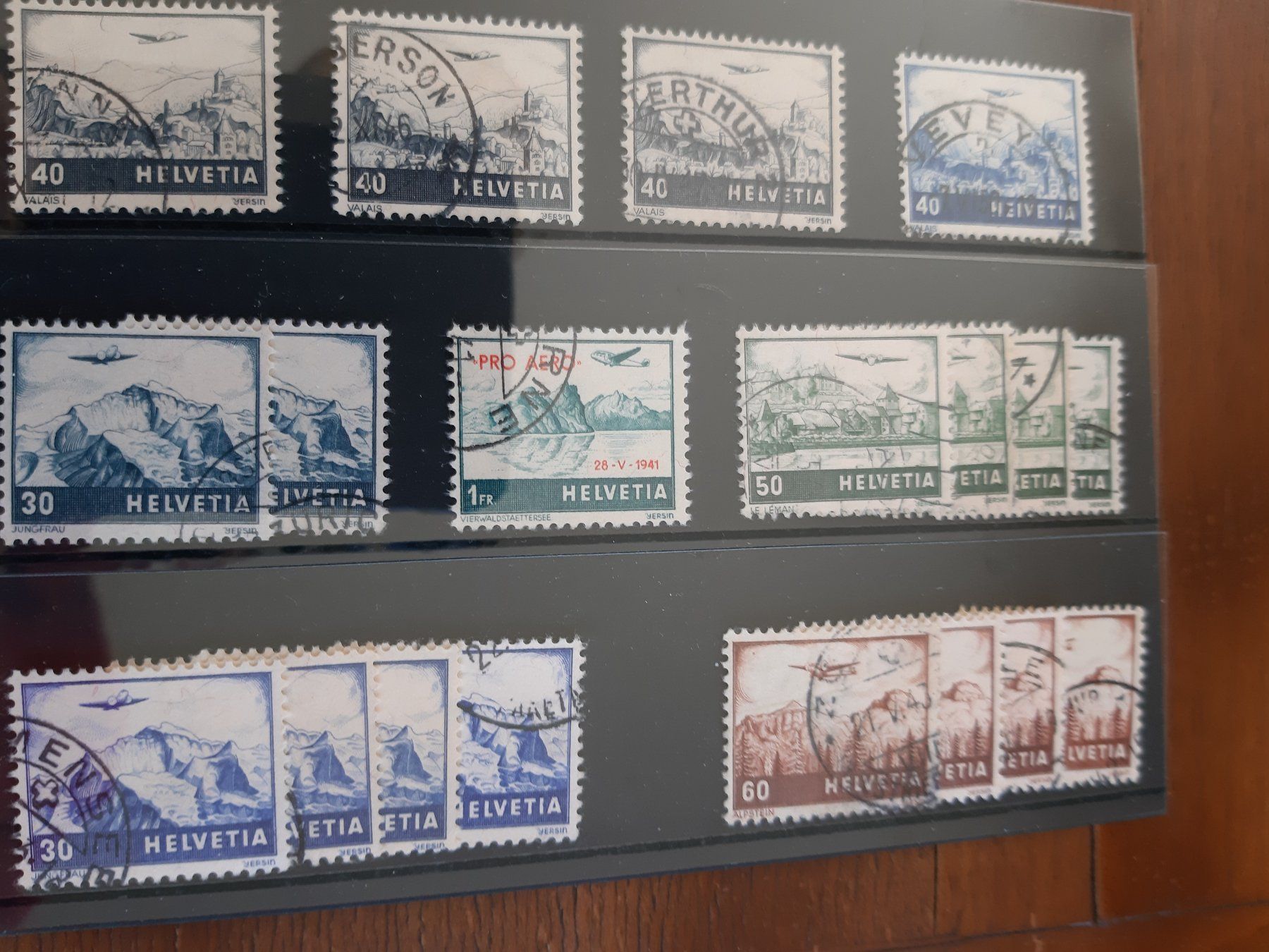 Alle Briefmarken: Timbres-poste – Gebraucht aus Aigle von Calcicole 3