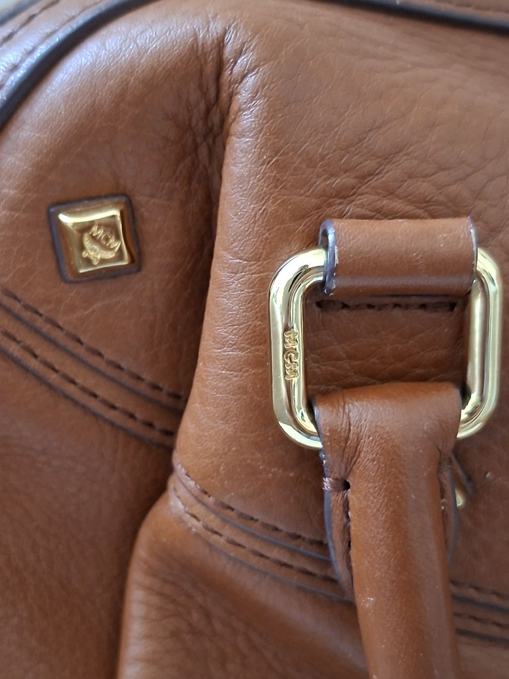 Mcm Borse da donna: Sac MCM Cognac en cuir véritable, – Usato da Renens VD venduto da ser_j2fn 6