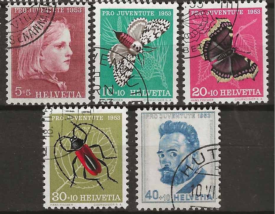 Tutti i francobolli: PJ053 - Pro Juventute 1953 obl. – Usato da Trélex venduto da Phil_Albert