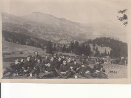 Fotokarte R. Hurler Tschiertschen 1. Weltkrieg ca. 1918