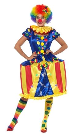 Karussell-Clown-Kostüm mit Lichtern