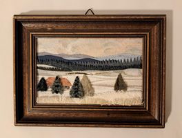 Heimatwerk Basel, Landschaft aus Stoff, Handmade, Kunst, 3-D