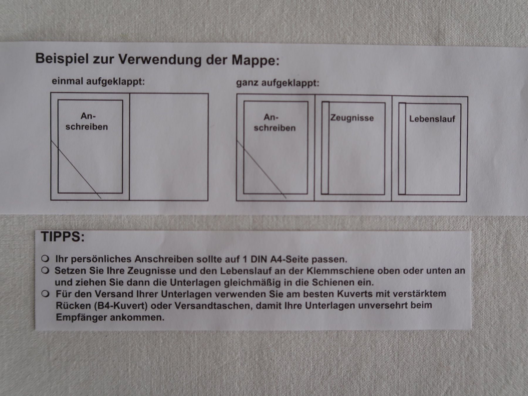 Ordner: Bewerbungsmappen – Neu und originalverpackt aus Herzogenbuchsee von seeleopard 7
