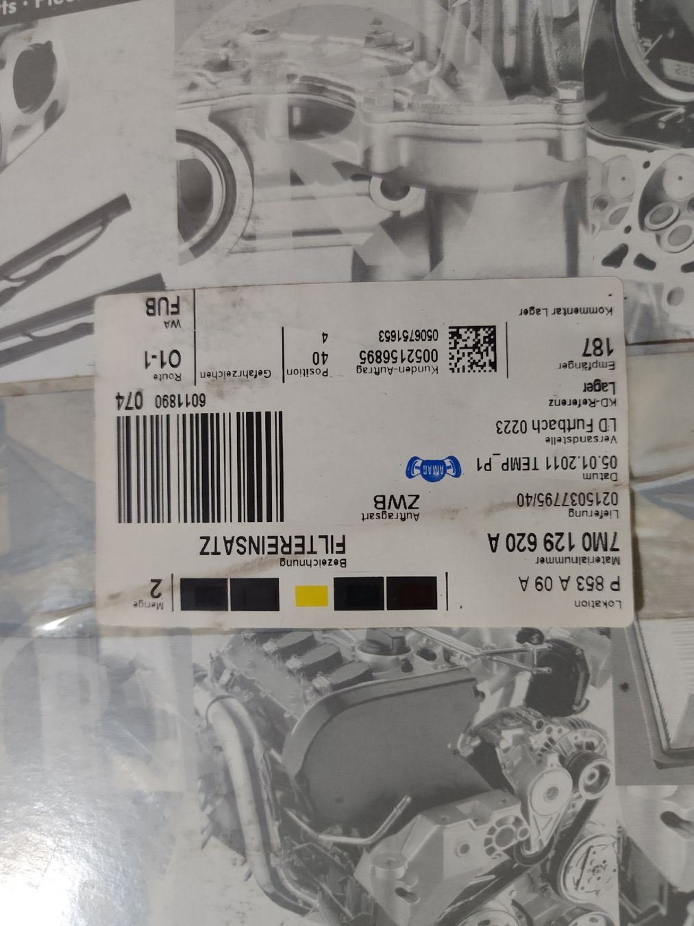 Porsche Tutti pezzi di ricambio auto: Luftfilter Porsche Cayenne, Audi Q7 7MO 129 620 A neu – Nuovo (secondo la descrizione) da Rebstein venduto da andi322