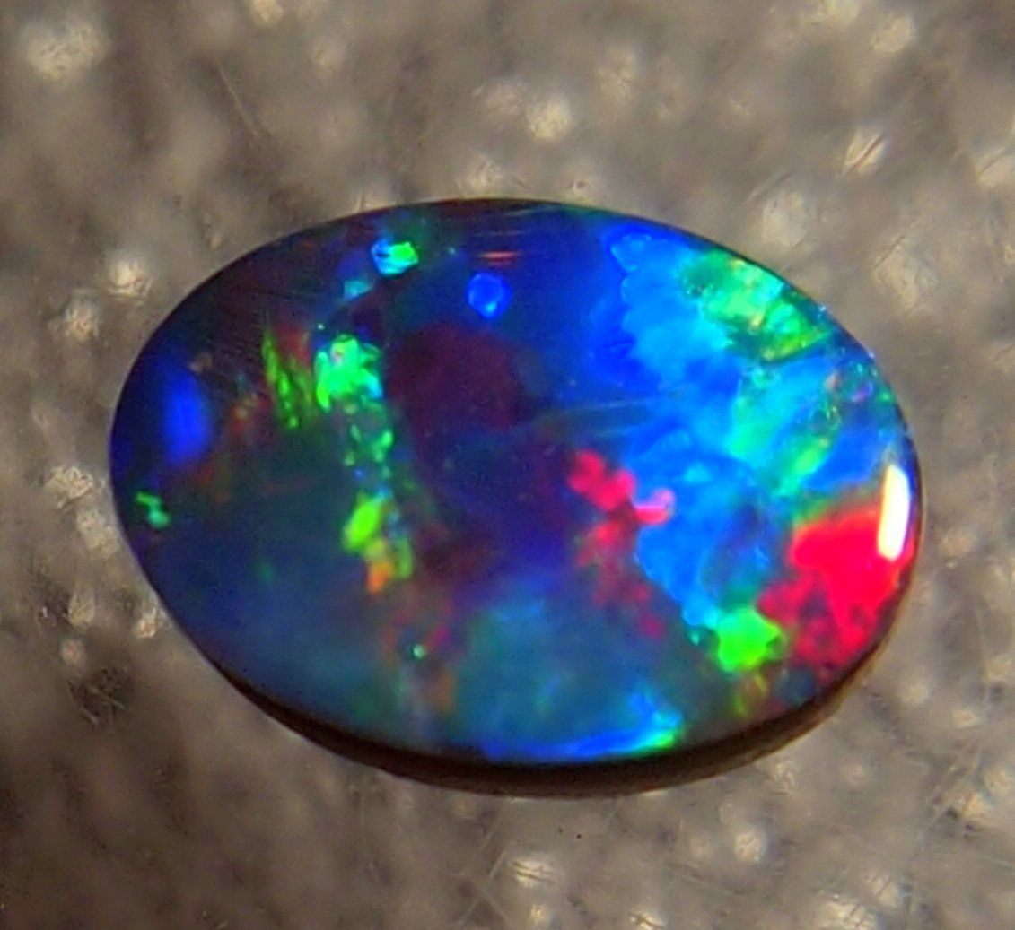 Pietre preziose: 1 ct. Multicolour Blackopal-Douplette AAA – Nuovo e nell'imballaggio originale da Reinach BL venduto da rumablum 9