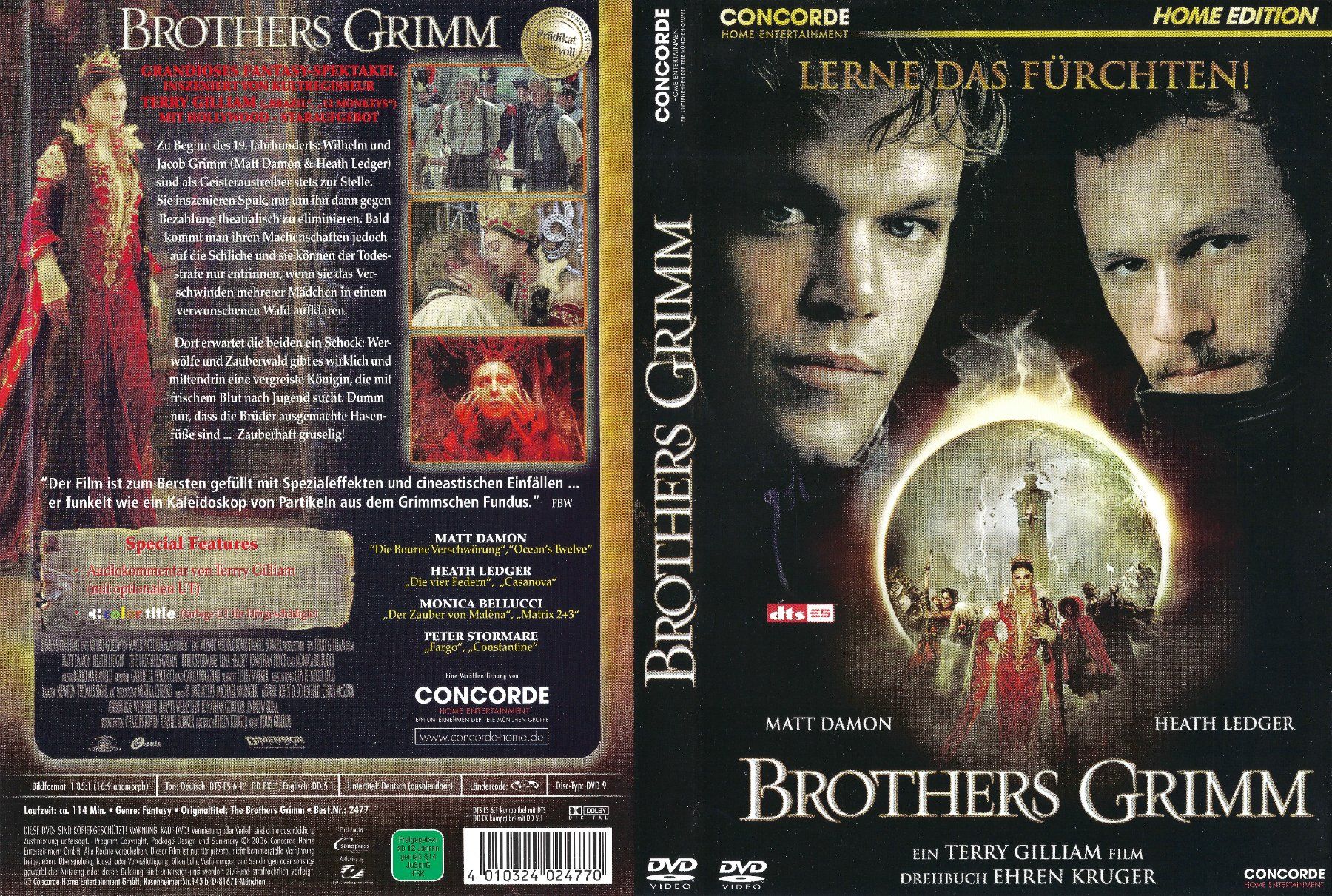 Alle DVDs: Brothers Grimm – Gebraucht aus Zürich von Cineasten