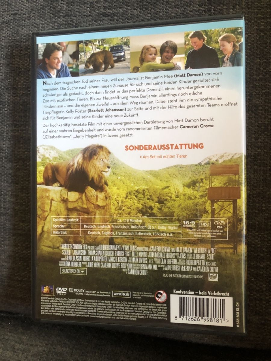 Alle DVDs: DVD, WIR KAUFEN EINEN ZOO – Gebraucht aus Balsthal von Katzenfan99 1