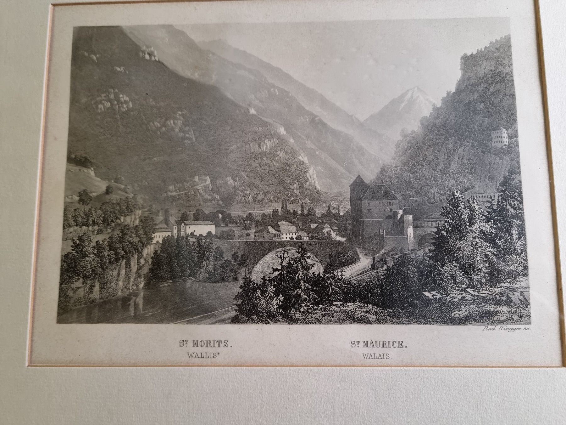 Incisioni: ST. MORITZ von Rud. Ringger – Usato da Trachslau venduto da bastet06 1