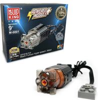 Mould King Black Furious Hyper Speed L-Motor für Lego 