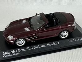 Mercedes McLaren SLR 2007 Roadster Minichamps 1:43 rot met.
