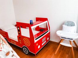 Feuerwehr Kinderbett inkl. Matratze