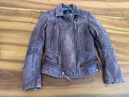 Mega Damen Lederjacke Rino & Pelle braun Grösse 36