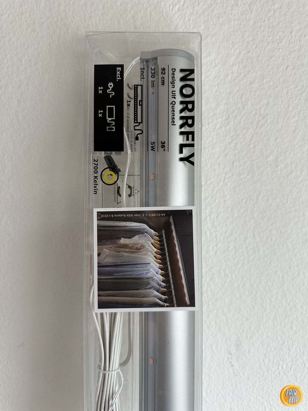 Ikea Lampen: IKEA NORRFLY LED-Lichtleiste 92 cm – Gebraucht aus Luzern von fairflip 1