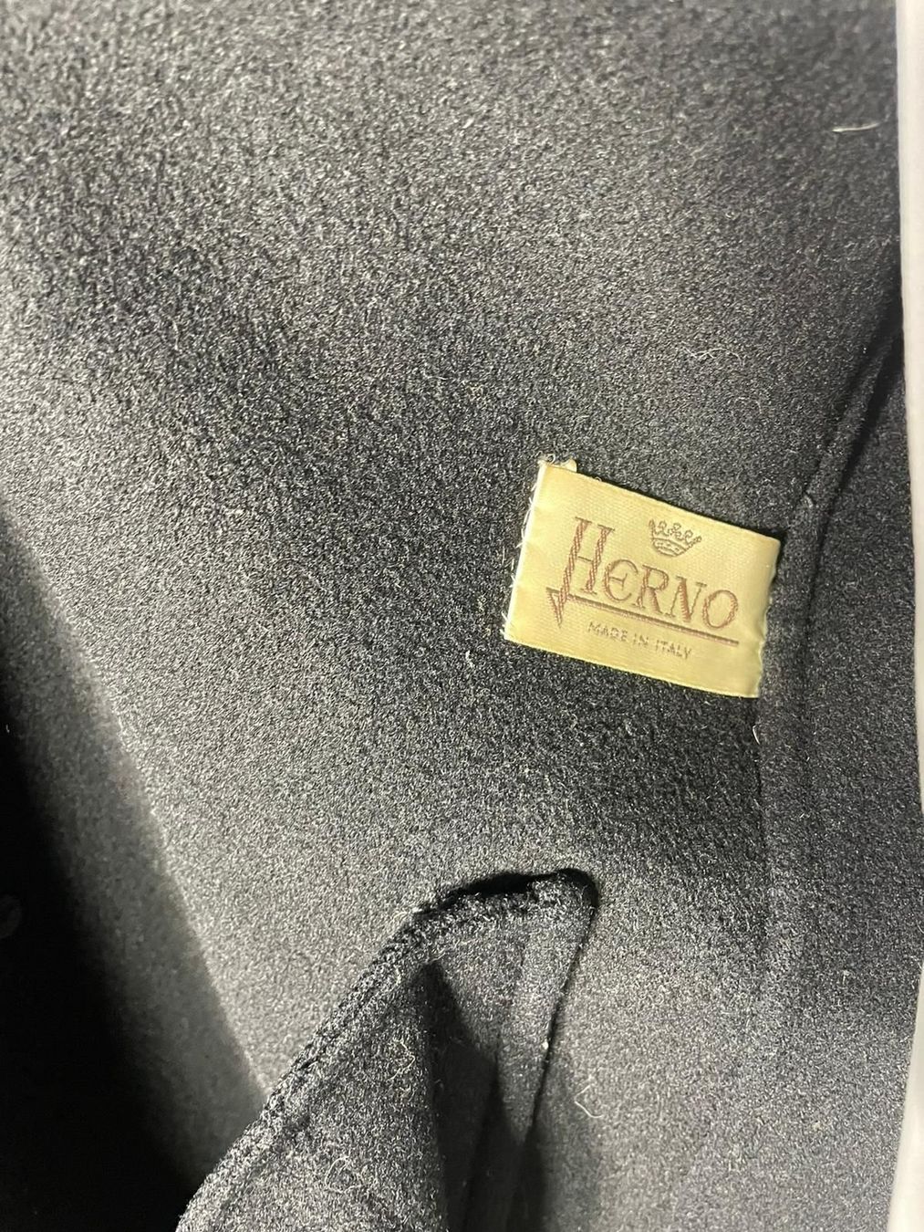 Herno Cappotti: Vintage Herno Mantel schwarz - 48/M – Usato da Stans venduto da Kleidermann_Retro 4
