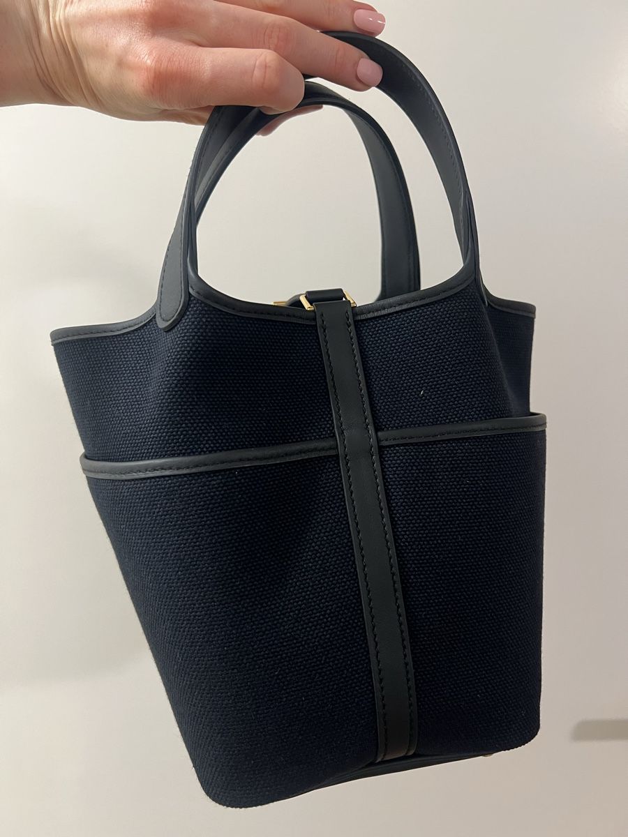 Hermès Borse da donna: Hermès Picotin 18 Cargo Pocket black – Nuovo e nell'imballaggio originale da Siebnen venduto da sellingmystuff1 7