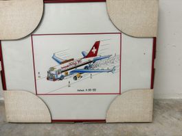Flugzeug Karikatur